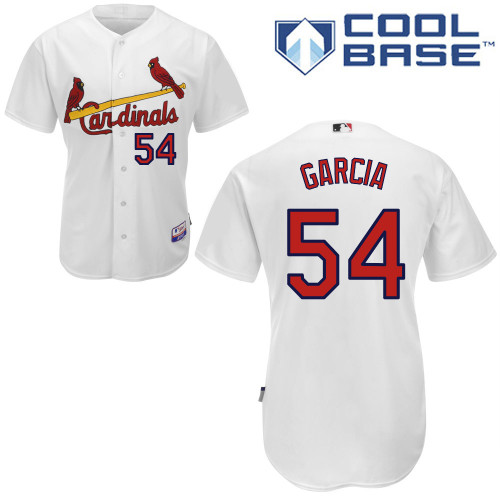 Jaime Garcia #54 Youth Baseball Jersey-St Louis Cardinals Authentic Home White Cool Base MLB Jersey